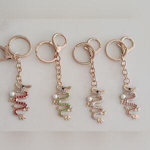 Dragon Bag Charm Or Key Ring..New In Packaging! Great Stocking Stuffers!